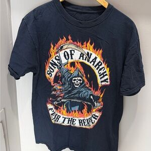 Sons of Anarchy Black Graphic Short Sleeve Tee